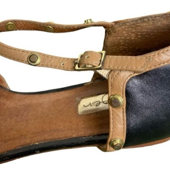 #307 HALOGEN Stud Strap Flats - Picture 3 of 6